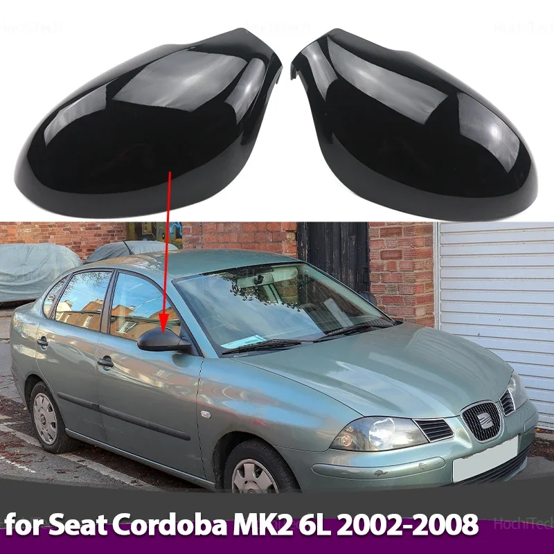 For Seat Cordoba MK2 6L 2002-2008 Bright Black Carbon Fiber Car Rear View Door Wing Side Mirror Cover Caps Shell Case
For Seat Cordoba MK2 6L 2002-2008 Bright Black Carbon Fiber Car Rear View Door Wing Side Mirror Cover Caps Shell Case