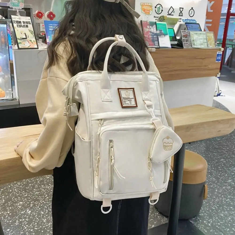 Cartoon Portable Laptop Backpack Nylon Korean Style College School Bag Large Capacity Waterproof Ins Shoulder Bag Travel
Cartoon Portable Laptop Backpack Nylon Korean Style College School Bag Large Capacity Waterproof Ins Shoulder Bag Travel