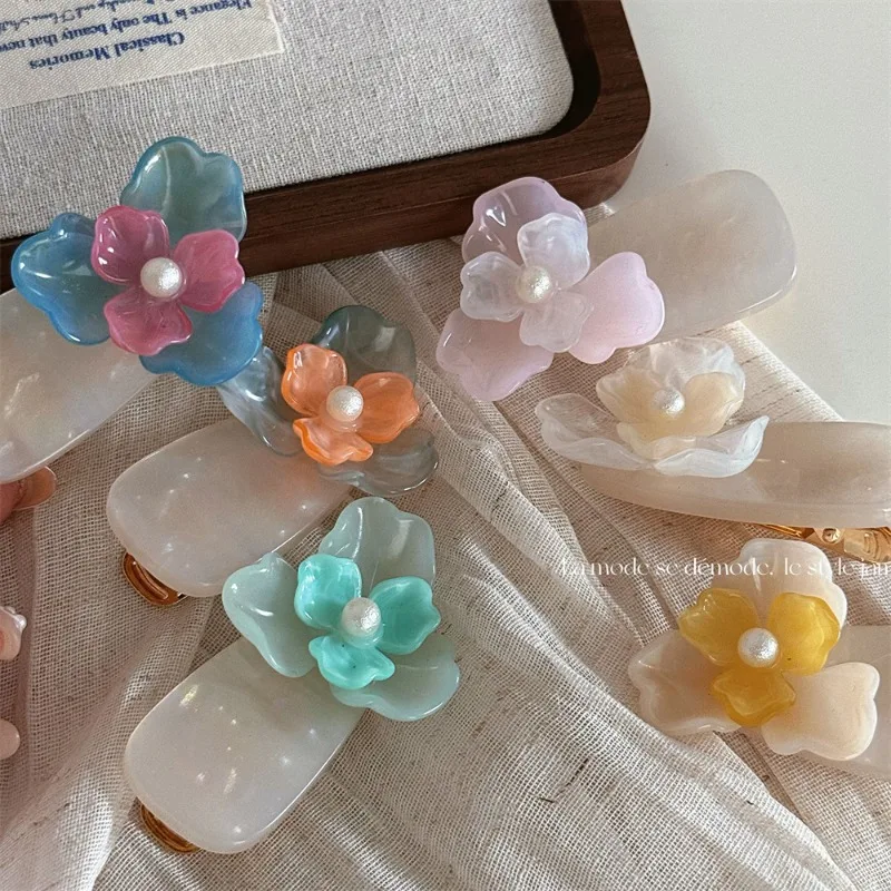 Colorful Ice Cream Flower Hair Clip Girl's Heart Acetic Acid Texture Bangs with Edge Clip hairclip For Women Hair Accessories
Colorful Ice Cream Flower Hair Clip Girl's Heart Acetic Acid Texture Bangs with Edge Clip hairclip For Women Hair Accessories