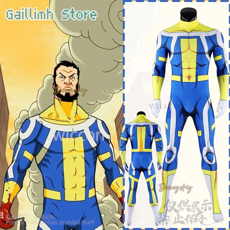 The Immortal Anime Invincibleee 코스프레 Costume Blue Yellow Jumpsuit Bodysuit Sexy Uniform Hero Battle Suit Cos Customized
The Immortal Anime Invincibleee 코스프레 Costume Blue Yellow Jumpsuit Bodysuit Sexy Uniform Hero Battle Suit Cos Customized