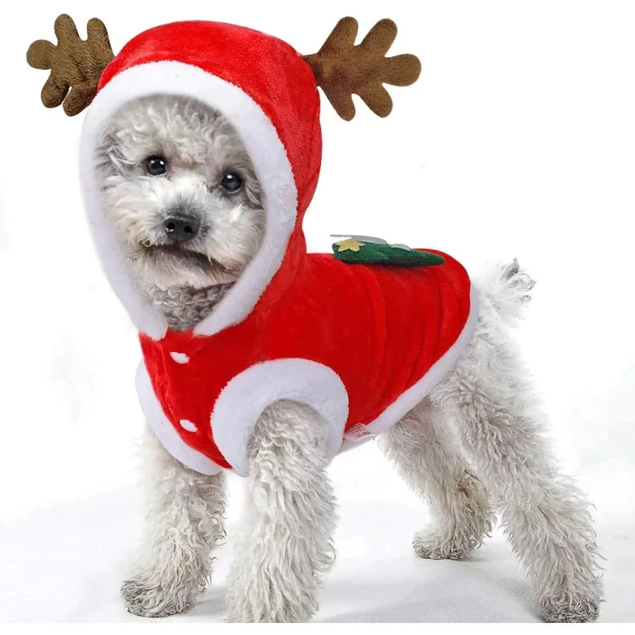Pet Dog Christmas Clothes Costume Dog Clothes for Small Medium Dogs and Cats
Pet Dog Christmas Clothes Costume Dog Clothes for Small Medium Dogs and Cats