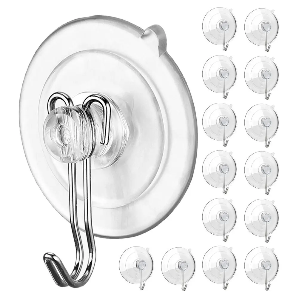 30Pcs Thickened Transparent Suction Cups Heavy Duty Reusable for Glass Shower Bathroom Kitchen Window Door Hooks
30Pcs Thickened Transparent Suction Cups Heavy Duty Reusable for Glass Shower Bathroom Kitchen Window Door Hooks