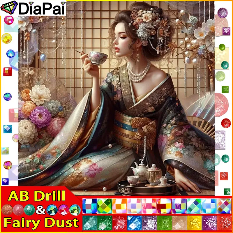 DIAPAI Фея Пыль AB Полная Алмазная Вышивка "Женщина Цветочная Чашка" Алмазная Картина Вышивка Крестом Узоры Горный Хрусталь Незаконченный 
DIAPAI Фея Пыль AB Полная Алмазная Вышивка "Женщина Цветочная Чашка" Алмазная Картина Вышивка Крестом Узоры Горный Хрусталь Незаконченный
