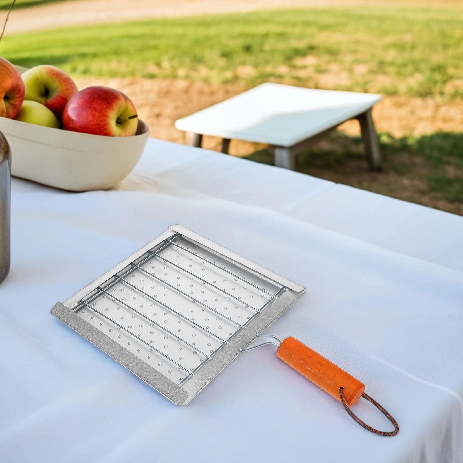 Barbecue Tool Camping Toaster Cookware Grill Bread Baking Tray with Handle Multifunction
Barbecue Tool Camping Toaster Cookware Grill Bread Baking Tray with Handle Multifunction