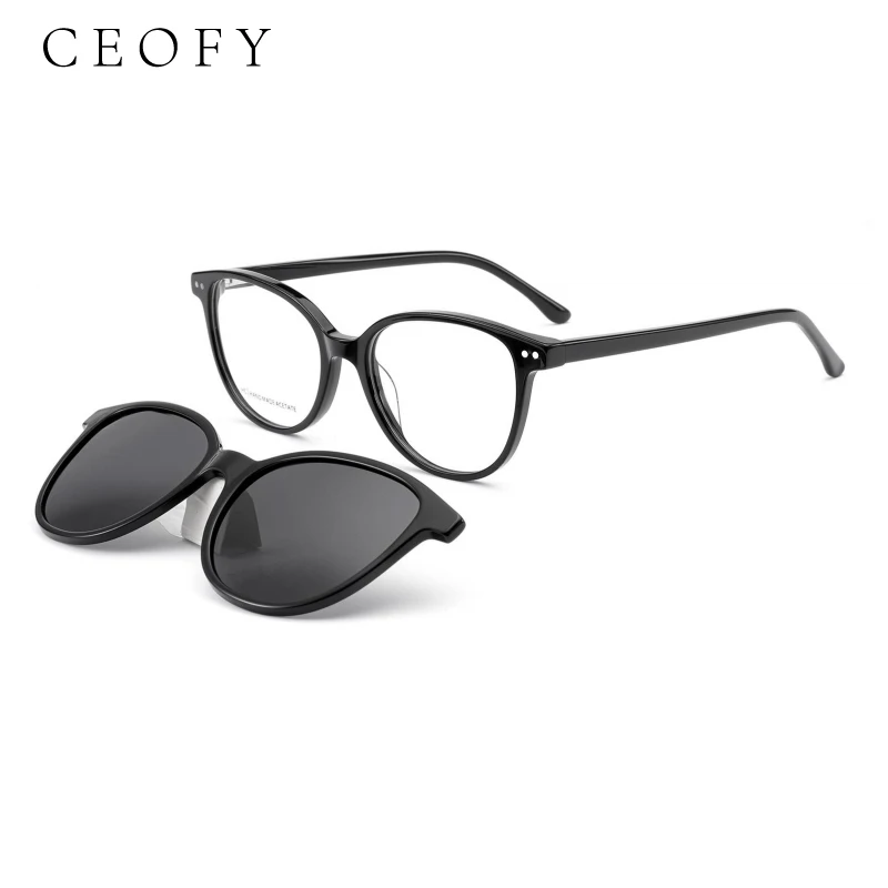 Ceofy Acetate Handmade Women Men Glasses Frame Fashion Brand Design Polarized Magnetic Sun Clip Optical New Eyeglasses Frame
Ceofy Acetate Handmade Women Men Glasses Frame Fashion Brand Design Polarized Magnetic Sun Clip Optical New Eyeglasses Frame