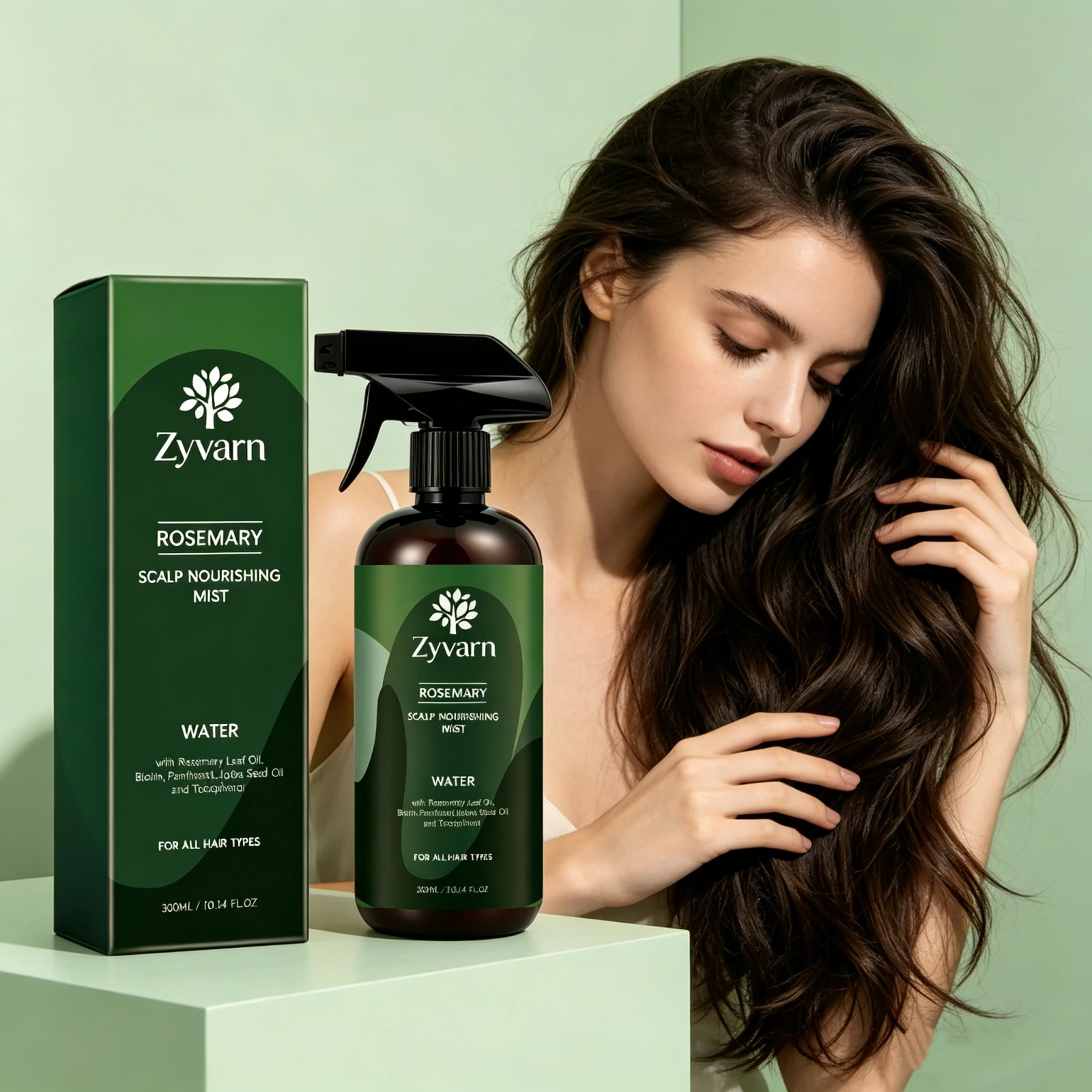 Natural Rosemary Hair Scalp Spray Nourish Follicle Strengthen Root Boost Thicker Fuller Hair Moisturizing Scalp Treatment Spray
Natural Rosemary Hair Scalp Spray Nourish Follicle Strengthen Root Boost Thicker Fuller Hair Moisturizing Scalp Treatment Spray