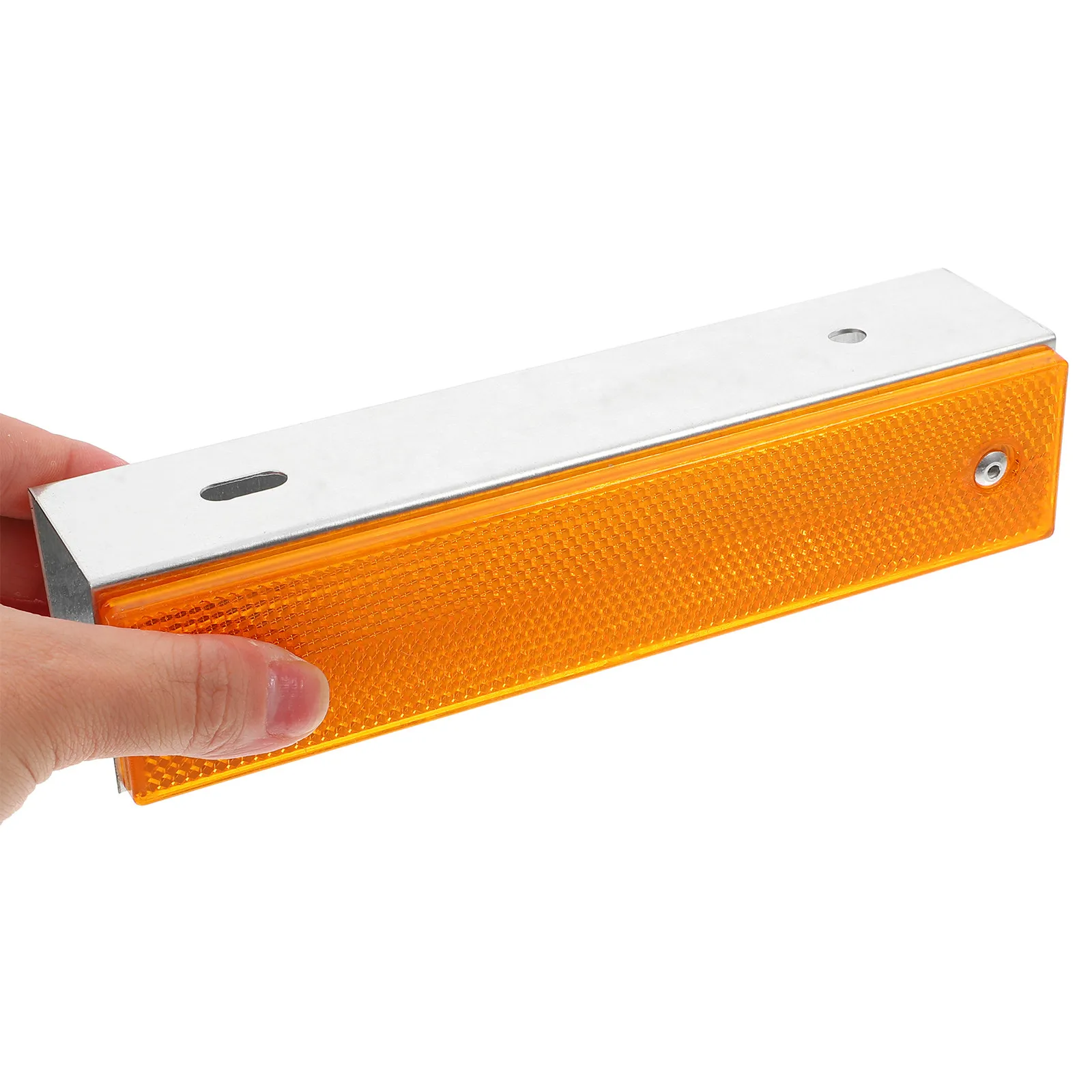 2Pcs Rectangular Reflective Road Stud Marker Sleek Design Easy Install Traffic Control Sign for Outdoor Pavement Roadway
2Pcs Rectangular Reflective Road Stud Marker Sleek Design Easy Install Traffic Control Sign for Outdoor Pavement Roadway