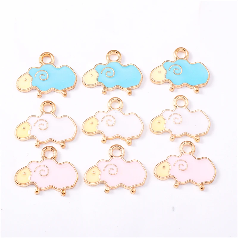 Duarte 20Pcs/Lot Cartoon Enamel Animal Sheep Charms Pendants for Jewelry Making Drop Earrings Necklaces Bracelets DIY Craft Gift 
Duarte 20Pcs/Lot Cartoon Enamel Animal Sheep Charms Pendants for Jewelry Making Drop Earrings Necklaces Bracelets DIY Craft Gift