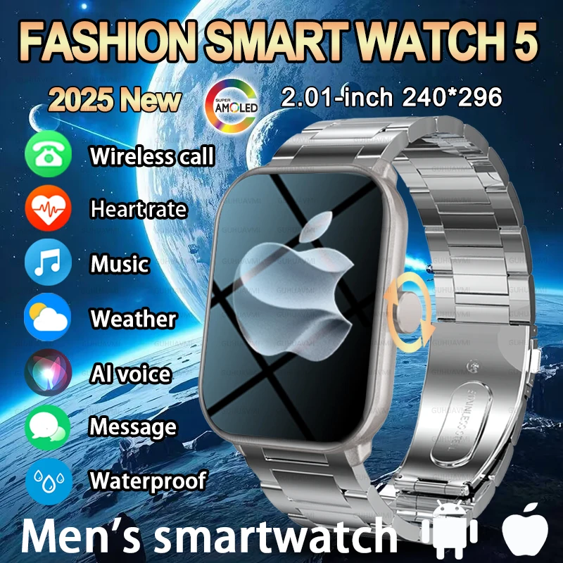 2025 New For Xiaomi Fashion Men Ms.Smart Watch Health heart rate A l voice HD AMOLED IP67 Waterproof Bluetooth Call Smart Watch
2025 New For Xiaomi Fashion Men Ms.Smart Watch Health heart rate A l voice HD AMOLED IP67 Waterproof Bluetooth Call Smart Watch