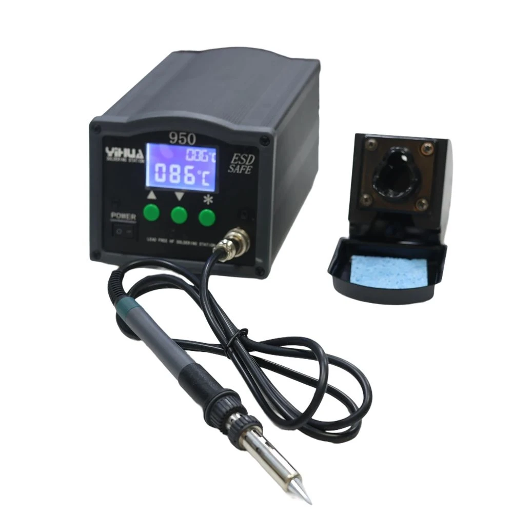 YIHUA 950 150W Rework and disassemble soldering LCD high-frequency intelligent lead-free high-frequency soldering station
YIHUA 950 150W Rework and disassemble soldering LCD high-frequency intelligent lead-free high-frequency soldering station