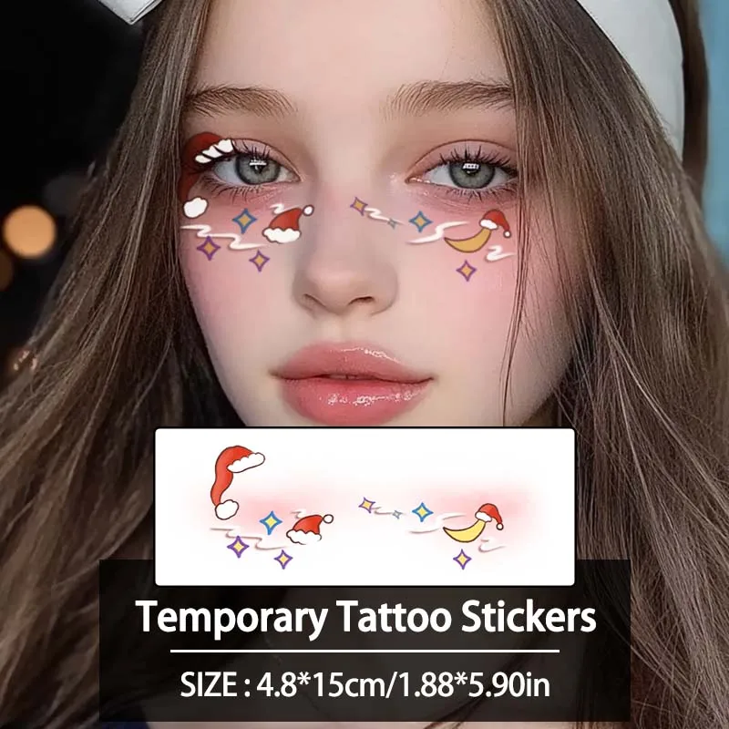 Christmas Hat, 1Pc Christmas Cartoon Temporary Tattoo Sticker, Long-lasting and Waterproof, Realistic Fake Tattoos for Women.
Christmas Hat, 1Pc Christmas Cartoon Temporary Tattoo Sticker, Long-lasting and Waterproof, Realistic Fake Tattoos for Women.