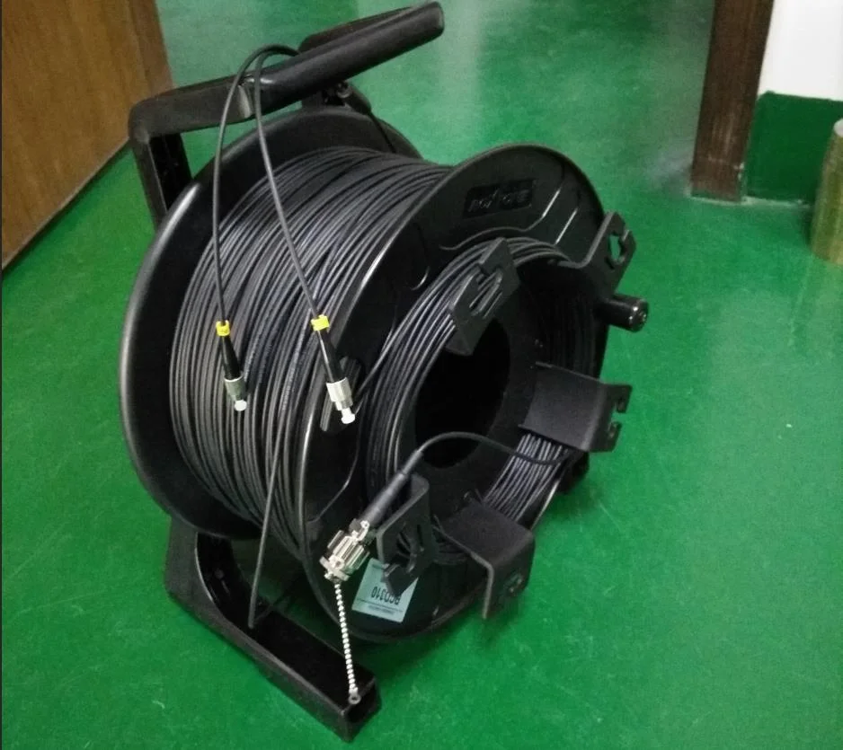 Heavy-Duty Single-Mode SM Fiber Optic Cable Reel With ODC Connector Winding Drum Cable Reel
Heavy-Duty Single-Mode SM Fiber Optic Cable Reel With ODC Connector Winding Drum Cable Reel