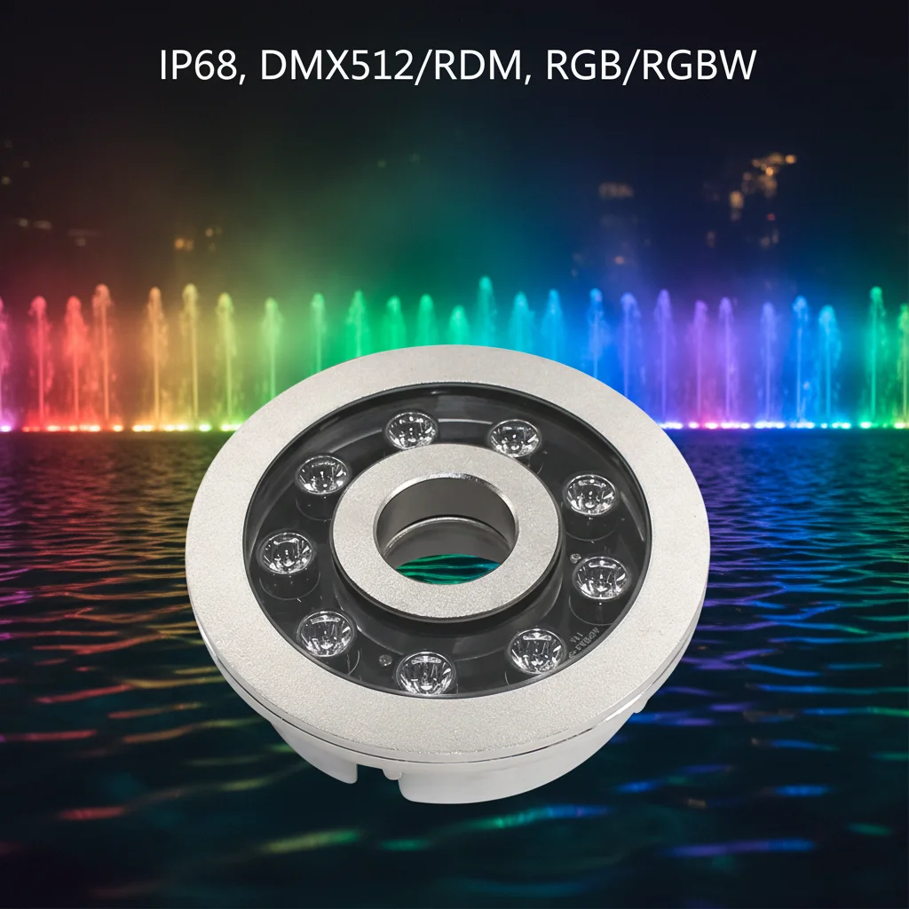 IP68 316L Stainless Steel DMX512 RGB LED High Brightness 36W Underwater Fountain Lights 3-Year Warranty 2700-6500K Color Temp
IP68 316L Stainless Steel DMX512 RGB LED High Brightness 36W Underwater Fountain Lights 3-Year Warranty 2700-6500K Color Temp