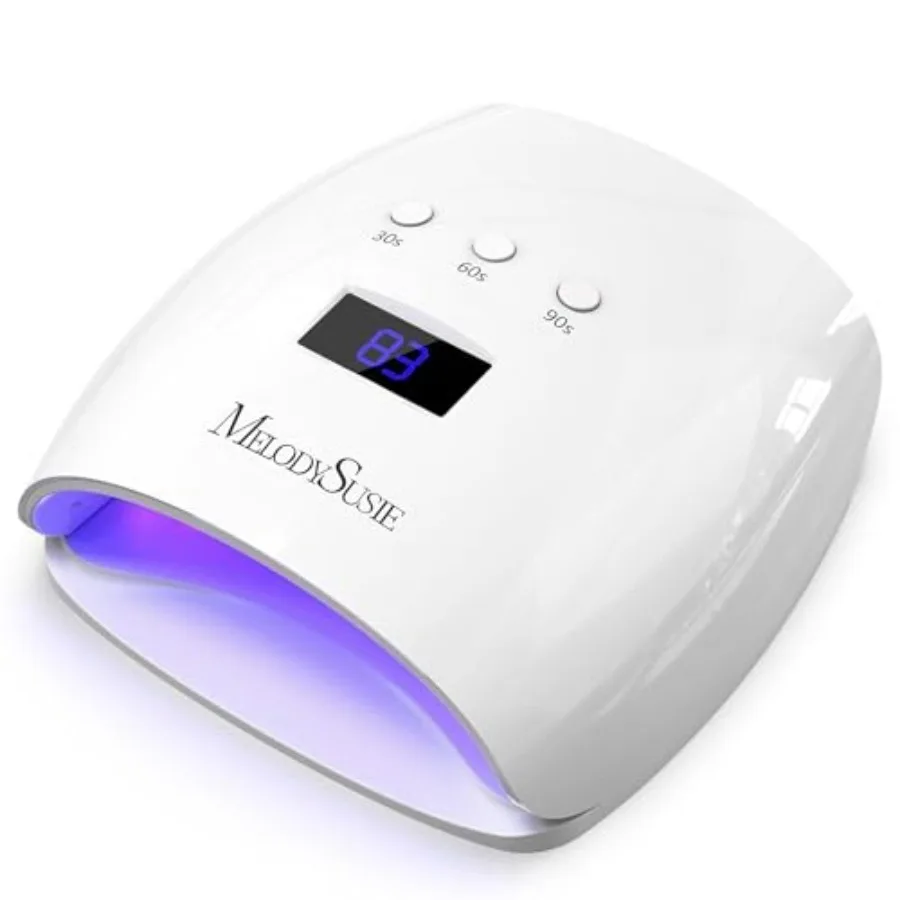 Professional UV LED Nail Lamp, P-Plus30I High Efficient Nail Dryer with 3 Timers and Detachable Base Cures All Hard Gels, Espec
Professional UV LED Nail Lamp, P-Plus30I High Efficient Nail Dryer with 3 Timers and Detachable Base Cures All Hard Gels, Espec