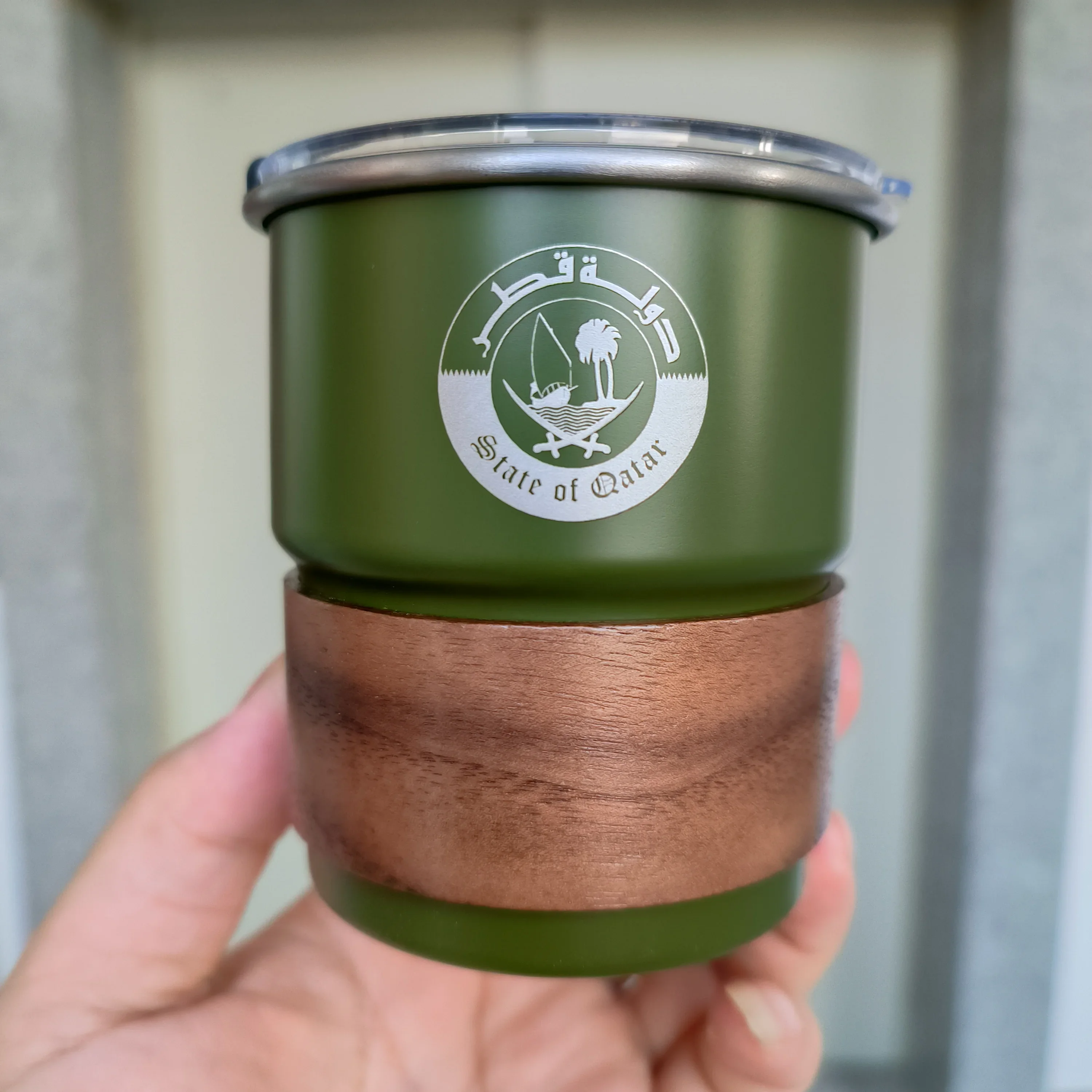 The State of Qatar Logo Retro Stainless Steel Cup with Lid 300ml Outdoor Camping Coffee Mug Wholesale Custom
The State of Qatar Logo Retro Stainless Steel Cup with Lid 300ml Outdoor Camping Coffee Mug Wholesale Custom