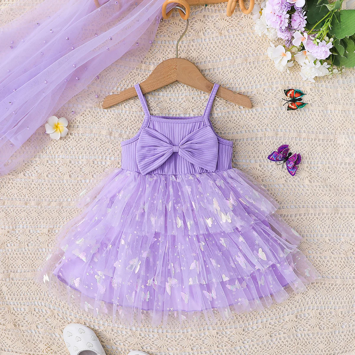 Toddler Baby Girl Summer Princess Dress Print Bow Tulle Patchwork Sleeveless A-Line Dress for Birthday Party Vacation
Toddler Baby Girl Summer Princess Dress Print Bow Tulle Patchwork Sleeveless A-Line Dress for Birthday Party Vacation