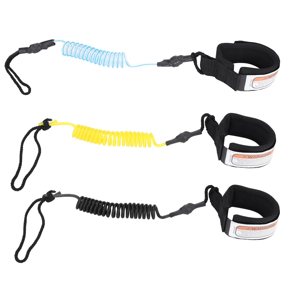 Surfboard Leash Stand Up Paddle Board 5mm Coiled Spring Leg Foot Rope Surfing Leash for Surfboard
Surfboard Leash Stand Up Paddle Board 5mm Coiled Spring Leg Foot Rope Surfing Leash for Surfboard