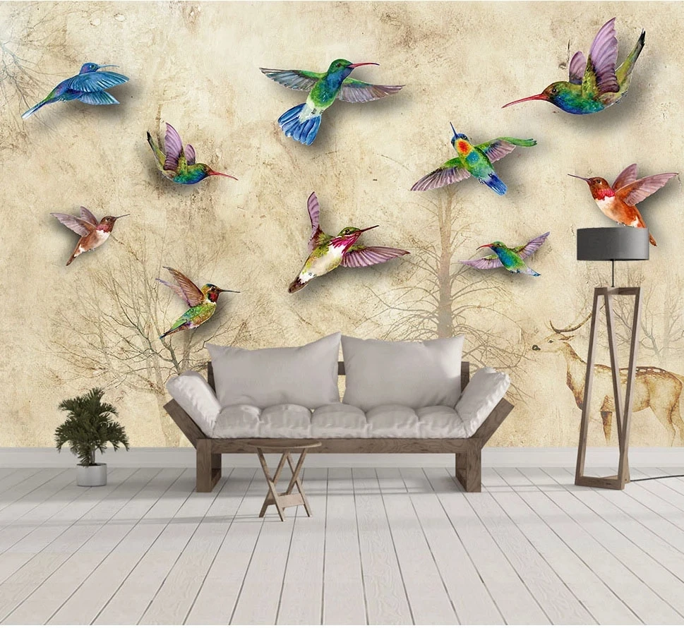 Customized 3D Relief Birds Deer Wallpaper Bedding Photo Mural Living room sofa TV background wall bedroom restaurant tree Hotel
Customized 3D Relief Birds Deer Wallpaper Bedding Photo Mural Living room sofa TV background wall bedroom restaurant tree Hotel