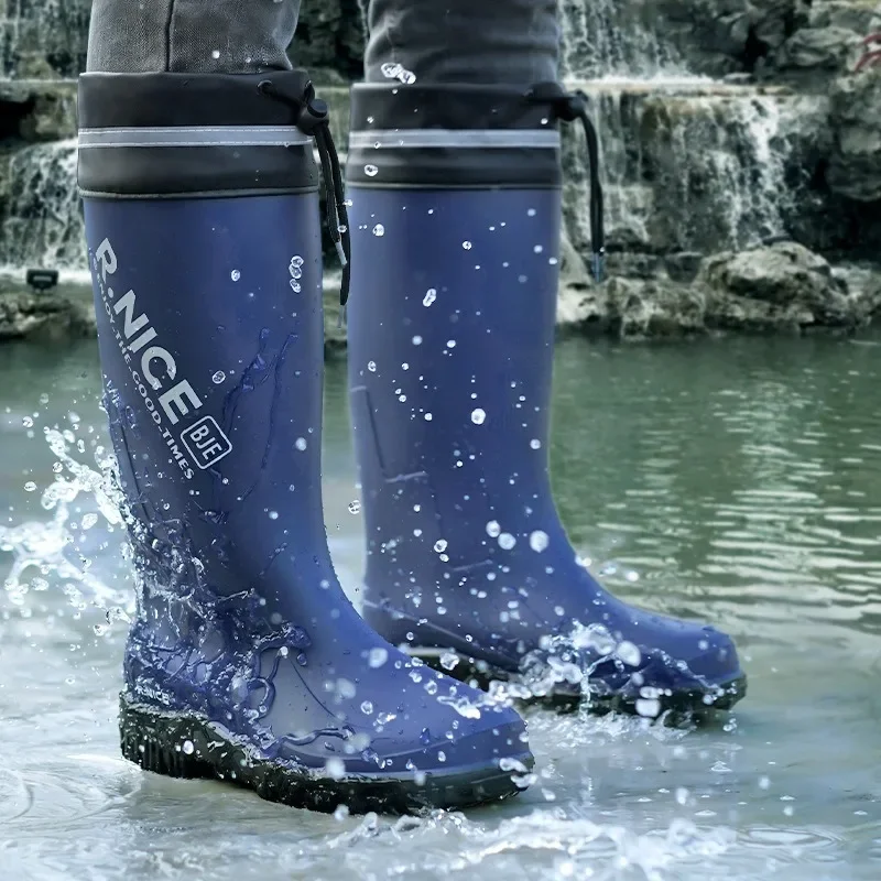 2026 Black Durable Drawstring Non-Slip Rain Shoes Men's Waterproof Shoes Adult Non-Slip Fishing High Boots Fishing Gear
2026 Black Durable Drawstring Non-Slip Rain Shoes Men's Waterproof Shoes Adult Non-Slip Fishing High Boots Fishing Gear