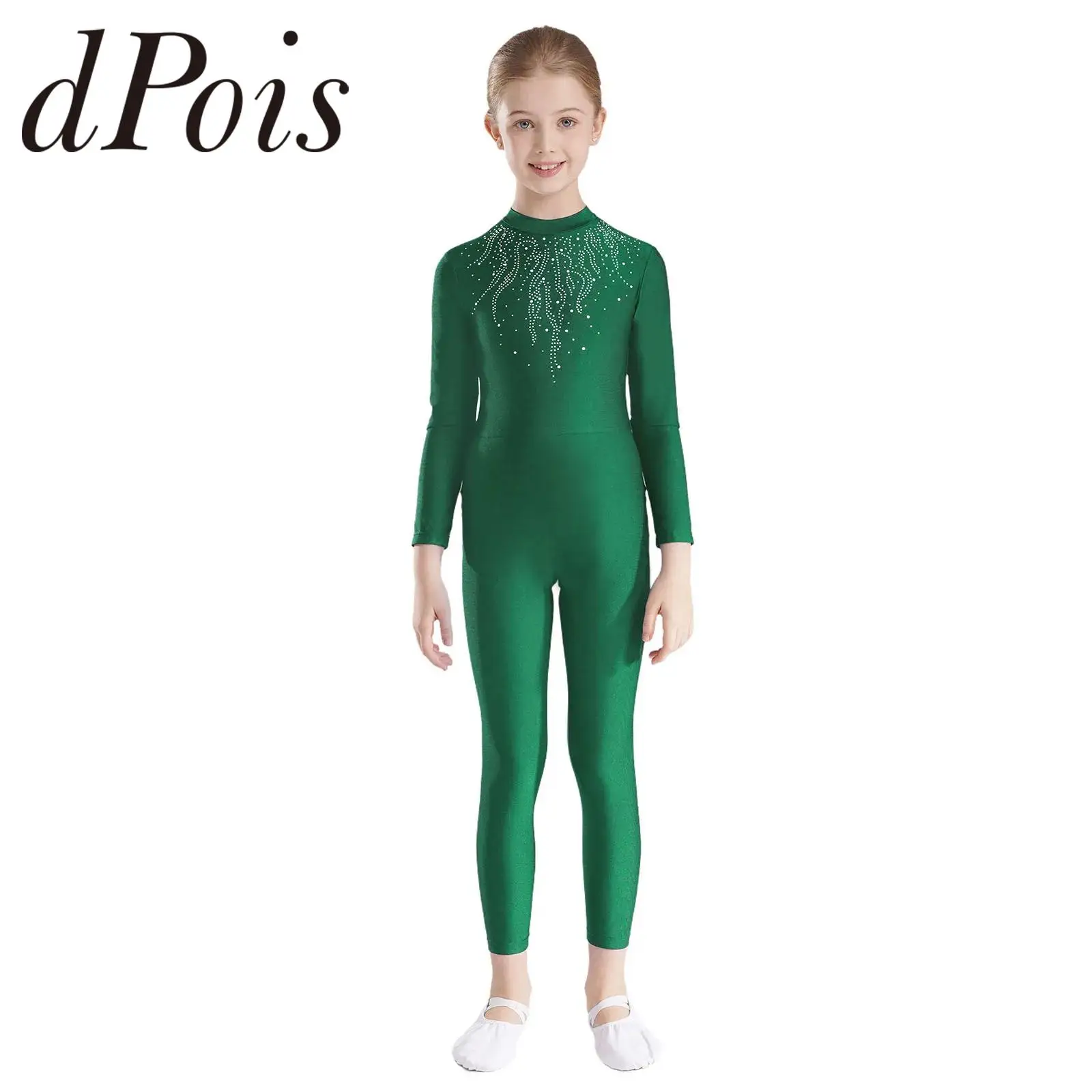 Teen Gymnastics Jumpsuit Kids Girls Rhinestones Bodysuit Keyhole Back Long Sleeve Dance Leotard Figure Skating Unitard Dancewear
Teen Gymnastics Jumpsuit Kids Girls Rhinestones Bodysuit Keyhole Back Long Sleeve Dance Leotard Figure Skating Unitard Dancewear