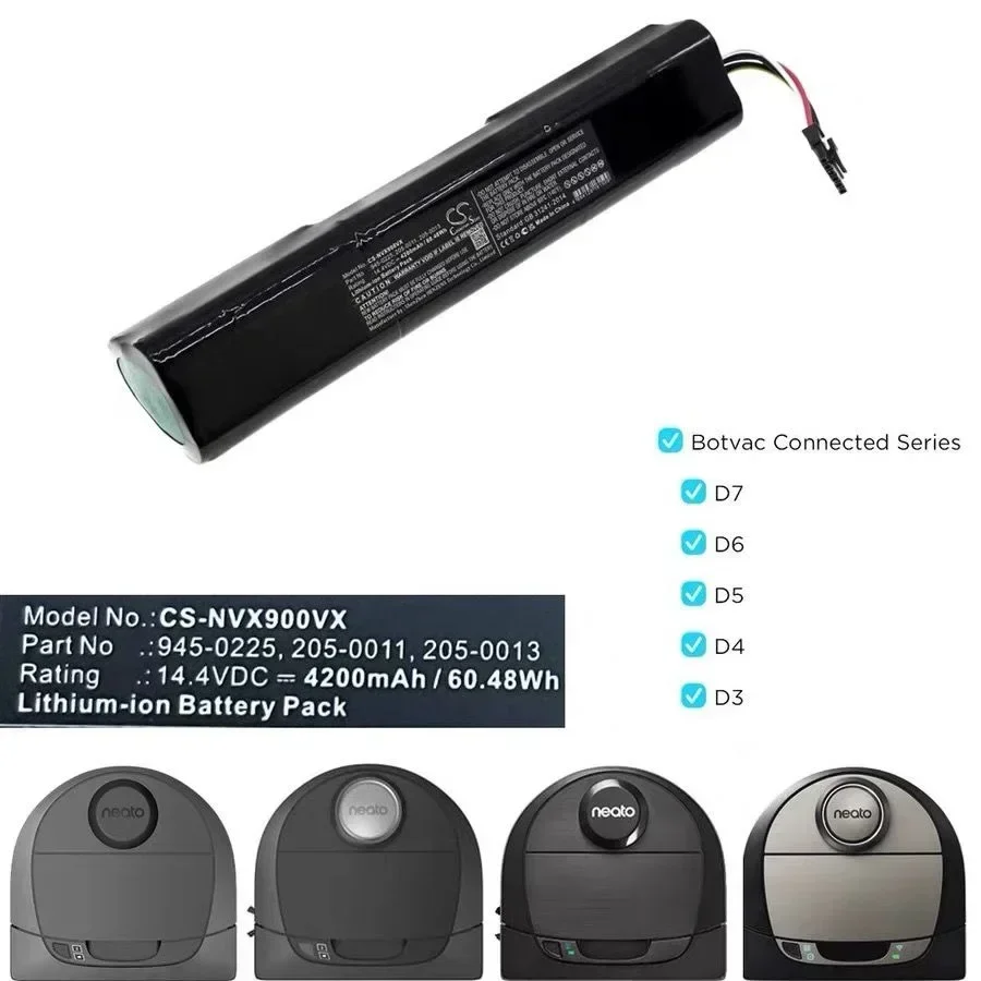 Suitable for Lito Neato D8 D9 D10 sweeping robot lithium battery 14.4V/6800mAh Lito sweeping machine
Suitable for Lito Neato D8 D9 D10 sweeping robot lithium battery 14.4V/6800mAh Lito sweeping machine