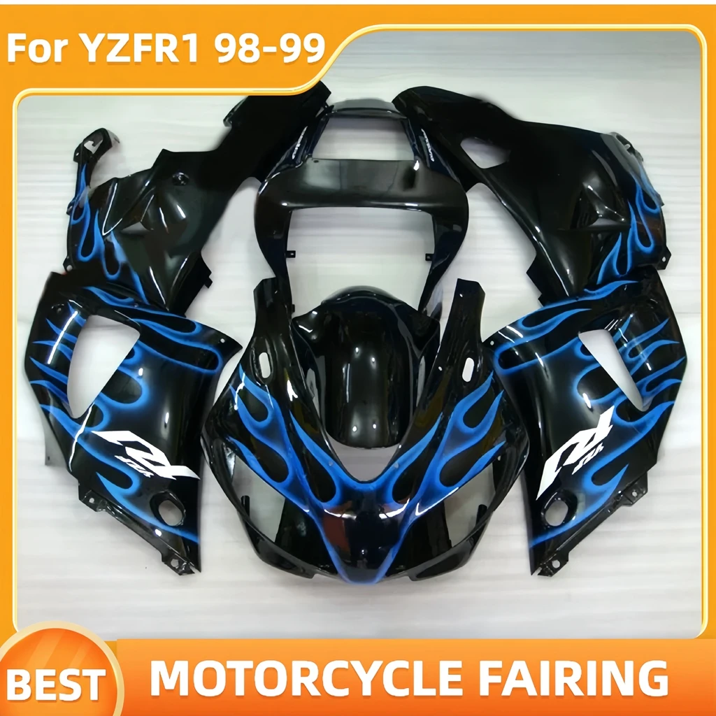 Обтекатель для мотоцикла с синим пламенем для YAMAHA YZFR1, 1998, YZF1000, 98, 99, 1999 куб. См, искусственный АБС-пластик, кузов 100% подходит для инъекций
Обтекатель для мотоцикла с синим пламенем для YAMAHA YZFR1, 1998, YZF1000, 98, 99, 1999 куб. См, искусственный АБС-пластик, кузов 100% подходит для инъекций