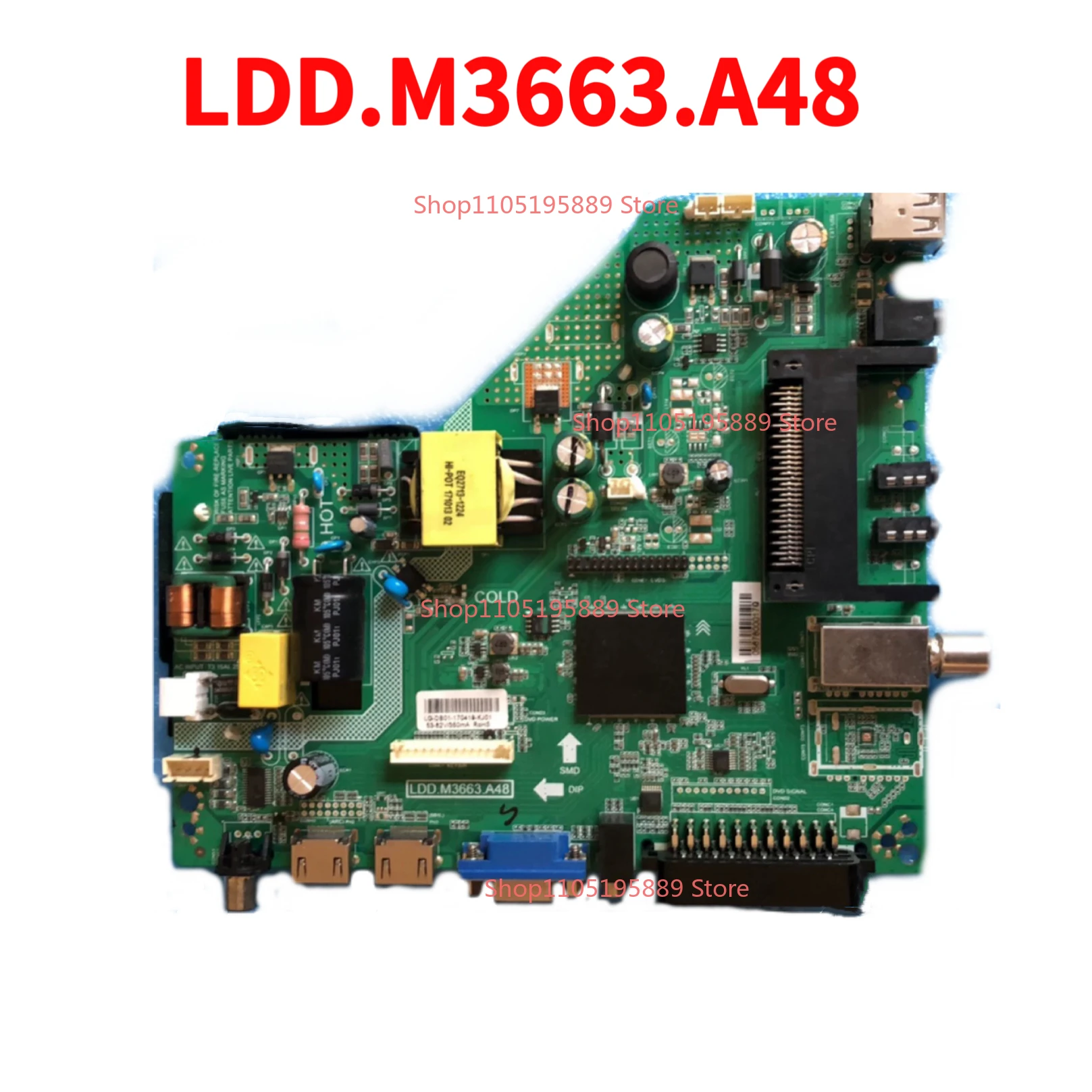 Совершенно новая оригинальная материнская плата телевизора LDD.M3663.A48
Совершенно новая оригинальная материнская плата телевизора LDD.M3663.A48