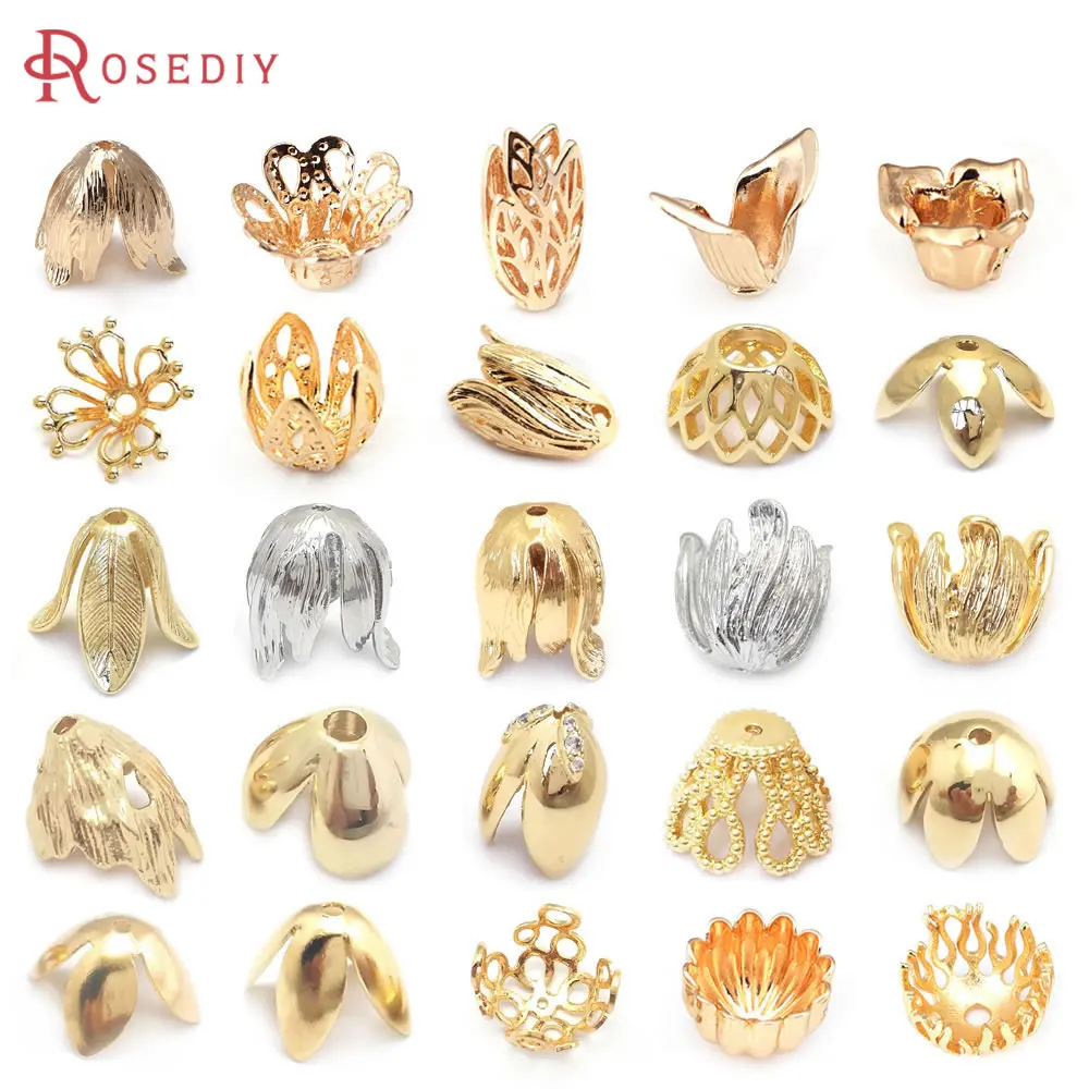18K Gold Color Brass Flower Caps Tassel Caps High Quality Jewelry Making Necklace Earrings Diy Accessories
18K Gold Color Brass Flower Caps Tassel Caps High Quality Jewelry Making Necklace Earrings Diy Accessories