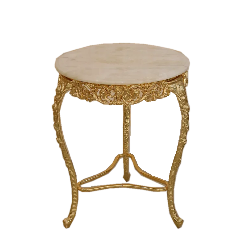 Kt Italian baroque copper alloy K-plated gold heavy industry white marble leisure corner how many circles
Kt Italian baroque copper alloy K-plated gold heavy industry white marble leisure corner how many circles