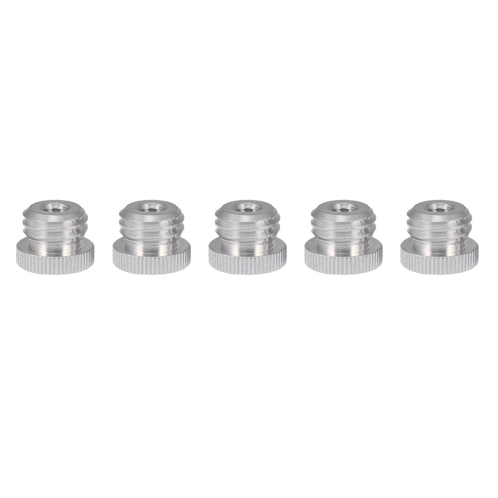 5 Pcs Thread Adapter Microphone Stand 1/4 Female to 5/8 Tripod Screw Accessories Durable Anti Rust Camera Mounting Storage
5 Pcs Thread Adapter Microphone Stand 1/4 Female to 5/8 Tripod Screw Accessories Durable Anti Rust Camera Mounting Storage