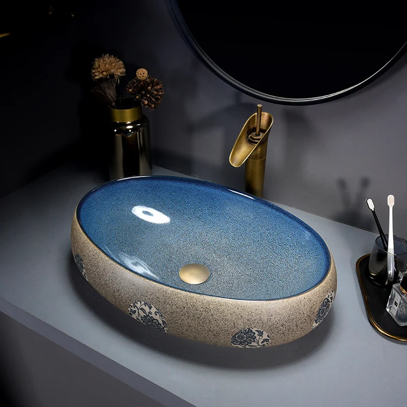 Light blue Europe Style Counter Top porcelain wash basin bathroom sinks ceramic vintage wash basin
Light blue Europe Style Counter Top porcelain wash basin bathroom sinks ceramic vintage wash basin