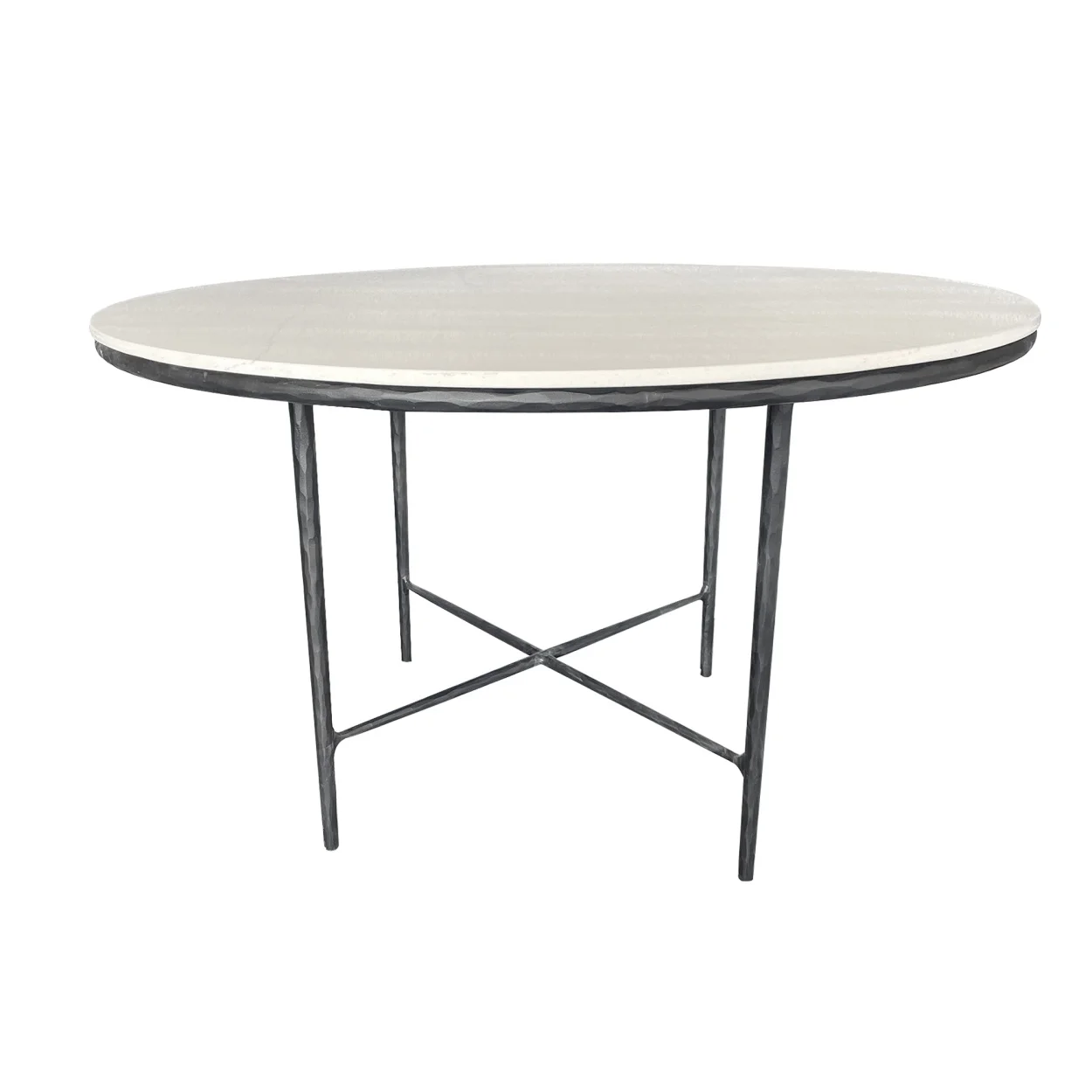 # Luxury Table Forged Black Iron Base Modern Kitchen Round Natural Marble Dining Table
# Luxury Table Forged Black Iron Base Modern Kitchen Round Natural Marble Dining Table