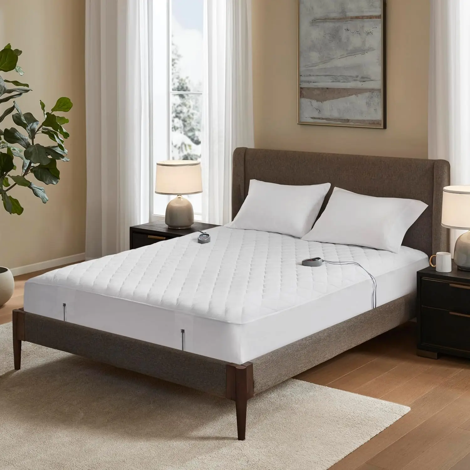 Хлопковый наматрасник с подогревом и 20 настройками нагрева, таймер автоматического отключения, глубокий карман, подходящий для кроватей королевского размера
Хлопковый наматрасник с подогревом и 20 настройками нагрева, таймер автоматического отключения, глубокий карман, подходящий для кроватей королевского размера