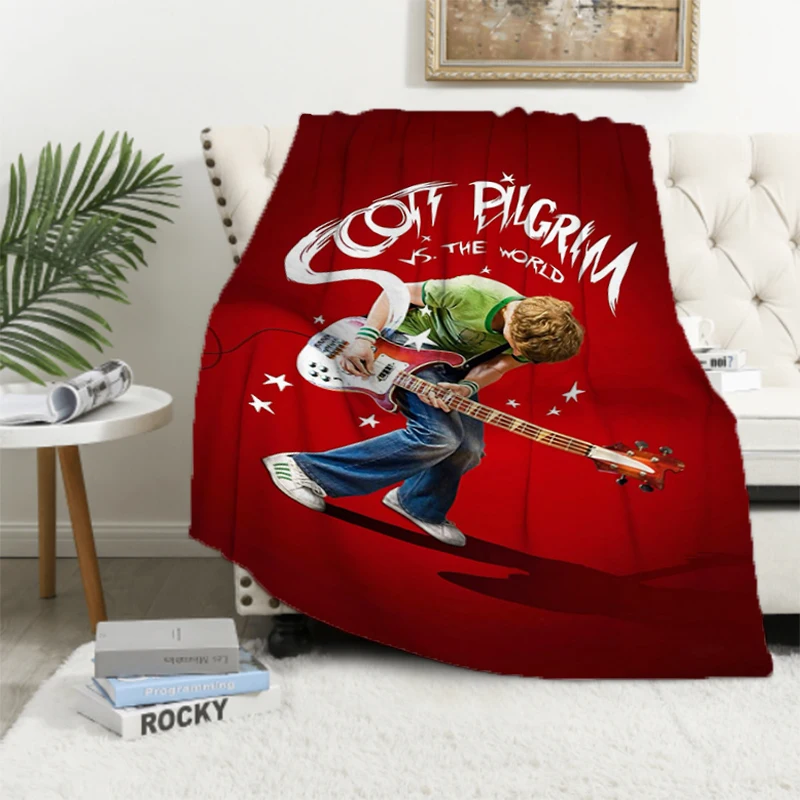 Vintage Movie Scott Pilgrim Vs. The World Anime Blanket Sofas Blankets for Decorative Sofa Throwing Plead Cover Downy Office
Vintage Movie Scott Pilgrim Vs. The World Anime Blanket Sofas Blankets for Decorative Sofa Throwing Plead Cover Downy Office