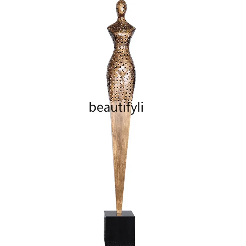 Iron abstract figure sculpture ornament Hotel clubhouse lobby welcome decoration Floor-to-ceiling metal soft decoration
Iron abstract figure sculpture ornament Hotel clubhouse lobby welcome decoration Floor-to-ceiling metal soft decoration