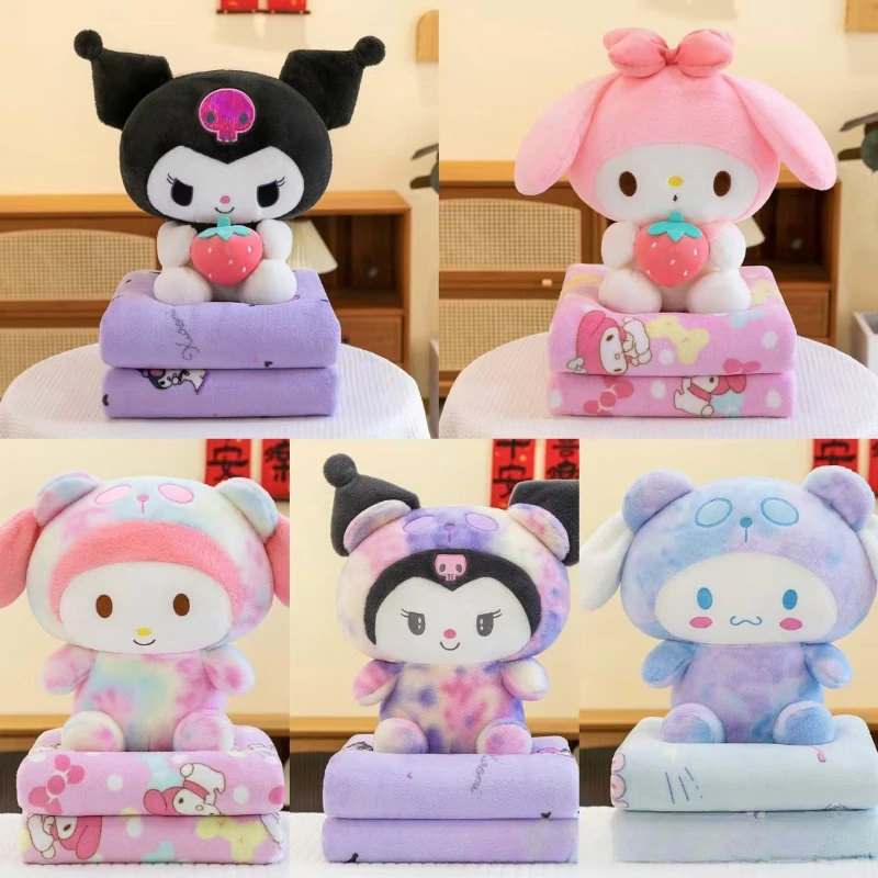 Kawaii аниме Kuromi клубничная подушка одеяло моя мелодия Cinnamoroll мягкая кукла диван-кровать сон теплое одеяло плюшевая подушка подарки
Kawaii аниме Kuromi клубничная подушка одеяло моя мелодия Cinnamoroll мягкая кукла диван-кровать сон теплое одеяло плюшевая подушка подарки