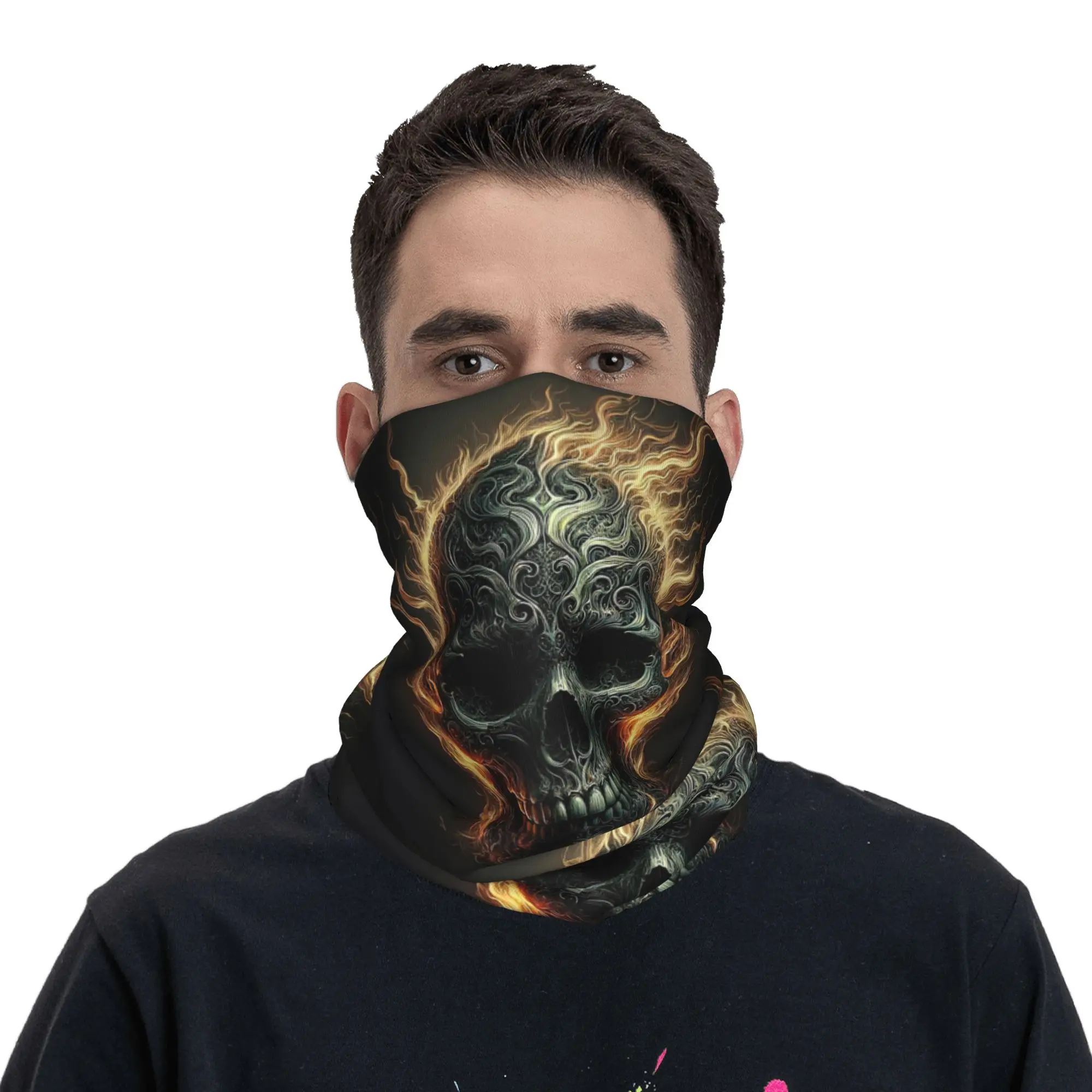 Flaming Flame Skull Bandana Neck Gaiter Printed Wrap Scarf Headwear Cycling Unisex Adult Winter
Flaming Flame Skull Bandana Neck Gaiter Printed Wrap Scarf Headwear Cycling Unisex Adult Winter