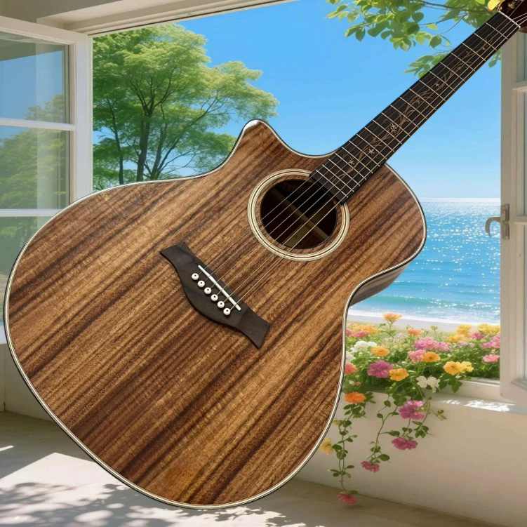 Acoustic Guitar K Series Style Left Handed Koa Body Rosewood Fingerboard Classic Exquisite Workmanship Full Rich Tone
Acoustic Guitar K Series Style Left Handed Koa Body Rosewood Fingerboard Classic Exquisite Workmanship Full Rich Tone