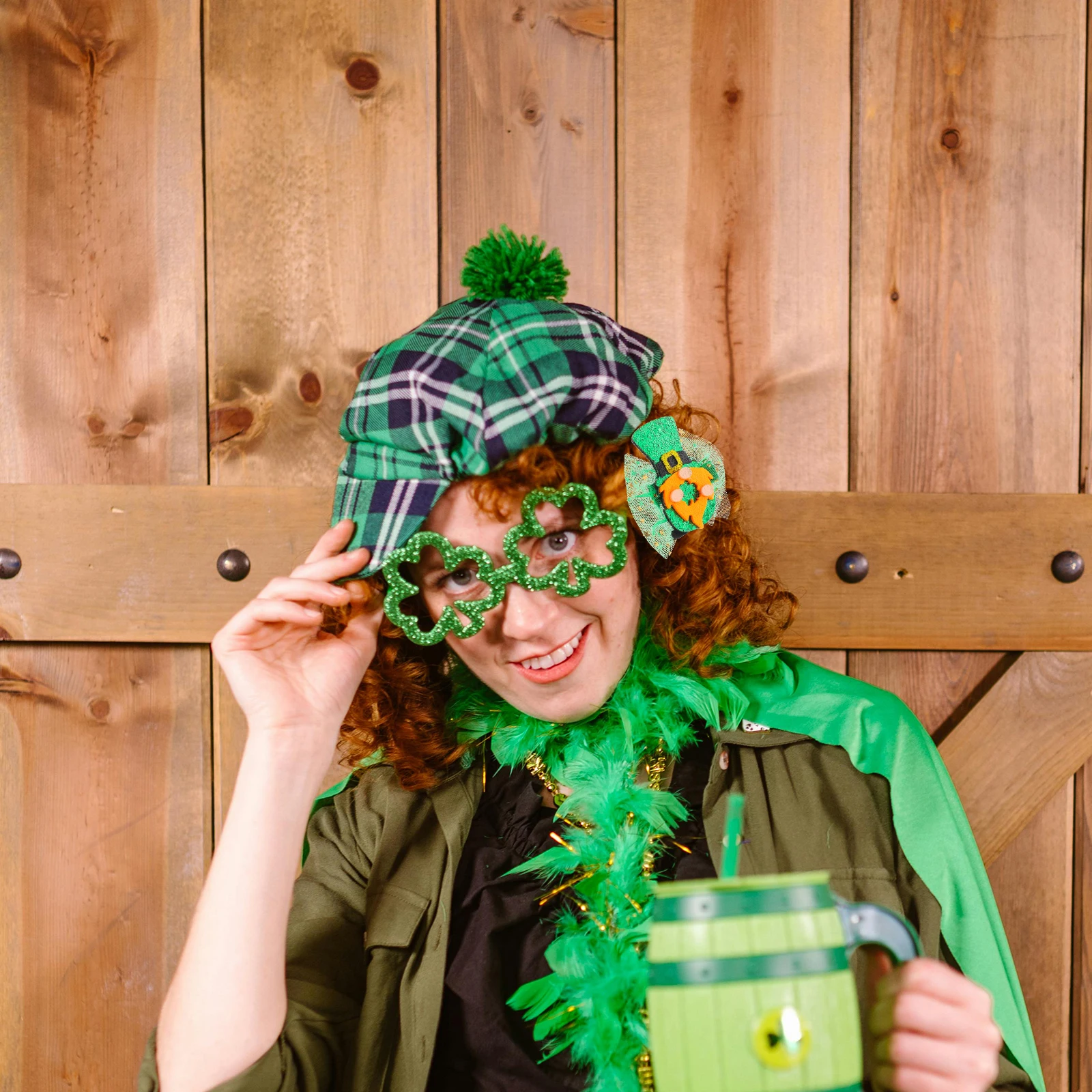 Creative Irish Festival Hair Clip Mesh Headpiece St. Patrick'S Day Party Headdress Decorative Barrette Kids Hairpin
Creative Irish Festival Hair Clip Mesh Headpiece St. Patrick'S Day Party Headdress Decorative Barrette Kids Hairpin
