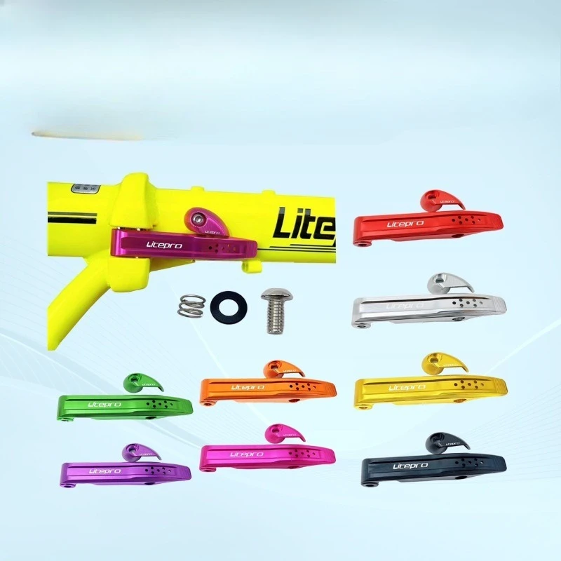 Litepro Fengxing/Dahon Compatible Folding Bike Safety Latch - Aluminum Alloy Folding Bike Lock Catch ,Foldable Buckle-BICK Lock
Litepro Fengxing/Dahon Compatible Folding Bike Safety Latch - Aluminum Alloy Folding Bike Lock Catch ,Foldable Buckle-BICK Lock