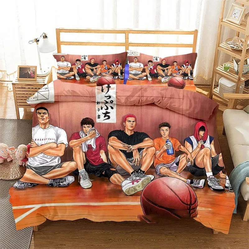 3D Printed Anime Slam Dunk Bedding Set Boys Girls Twin Queen Size Duvet Cover Pillowcase Bed Kids Adult Home Textileextile
3D Printed Anime Slam Dunk Bedding Set Boys Girls Twin Queen Size Duvet Cover Pillowcase Bed Kids Adult Home Textileextile