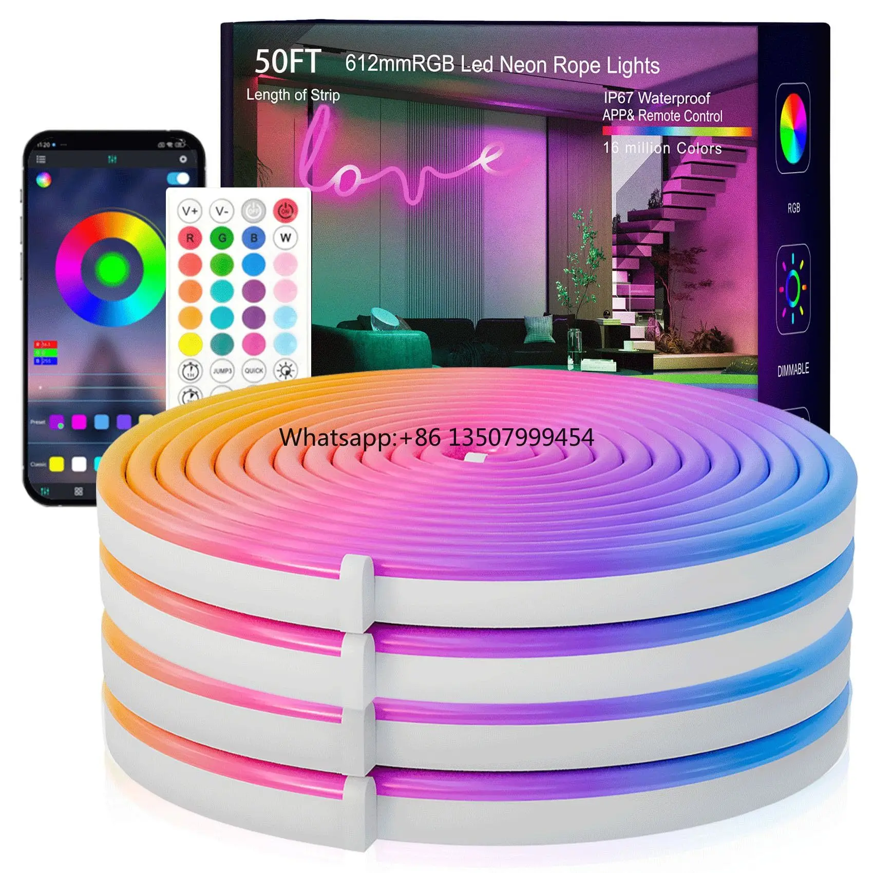 5050 SMD 15M Room Smart Flexible Barra Luces Led Bar Lights Waterproof IP65 Led Strip Lights/ RGB Led Strips
5050 SMD 15M Room Smart Flexible Barra Luces Led Bar Lights Waterproof IP65 Led Strip Lights/ RGB Led Strips