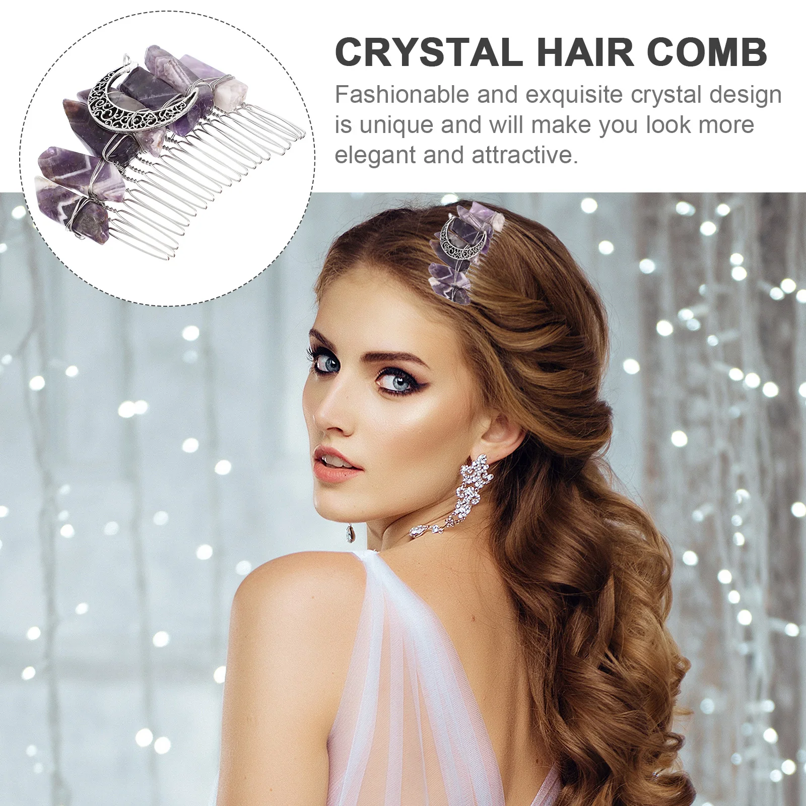 Crystal Hair Comb Accessories for Women Party Wedding Flowers Headpiece Chic Crown Headdress Beautiful Elegant
Crystal Hair Comb Accessories for Women Party Wedding Flowers Headpiece Chic Crown Headdress Beautiful Elegant