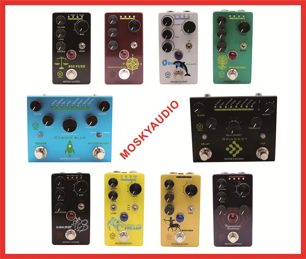 MOSKYAUDIO-Педаль эффектов Guitar Bass, реверберация, Задержка управления, аксессуары для процессора искажений Fuzz, новая машина для обработки тона
MOSKYAUDIO-Педаль эффектов Guitar Bass, реверберация, Задержка управления, аксессуары для процессора искажений Fuzz, новая машина для обработки тона