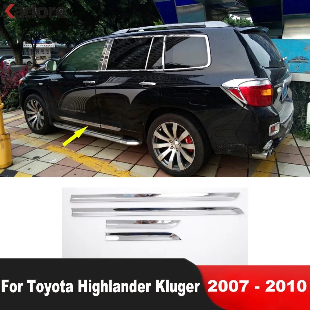 For Toyota Highlander Kluger 2007 2008 2009 2010 Chrome Car Side Door Body Trim Door Line Streamer Molding Strip Accessories
For Toyota Highlander Kluger 2007 2008 2009 2010 Chrome Car Side Door Body Trim Door Line Streamer Molding Strip Accessories