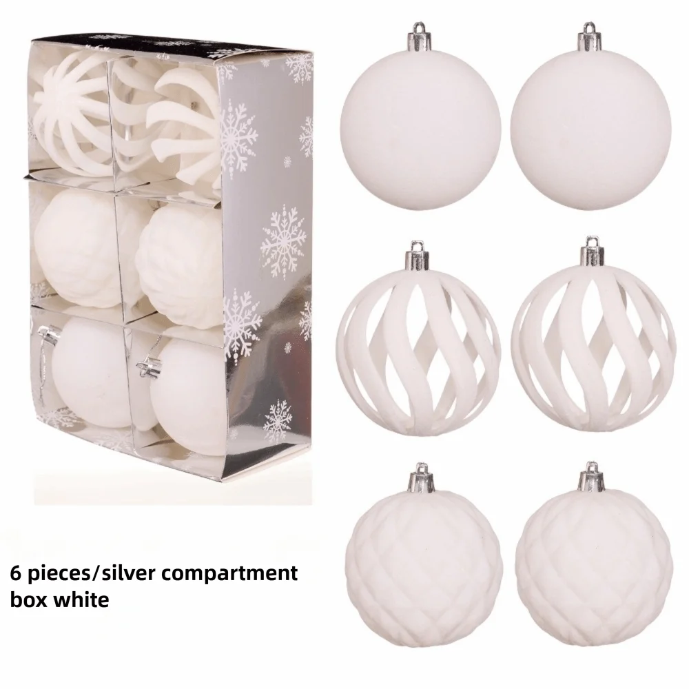 6Pcs/Box New 8CM Velvet Christmas Hanging Balls DIY Plastic Christmas Flocked Ball Set Christmas Tree Ornament Home Party
6Pcs/Box New 8CM Velvet Christmas Hanging Balls DIY Plastic Christmas Flocked Ball Set Christmas Tree Ornament Home Party