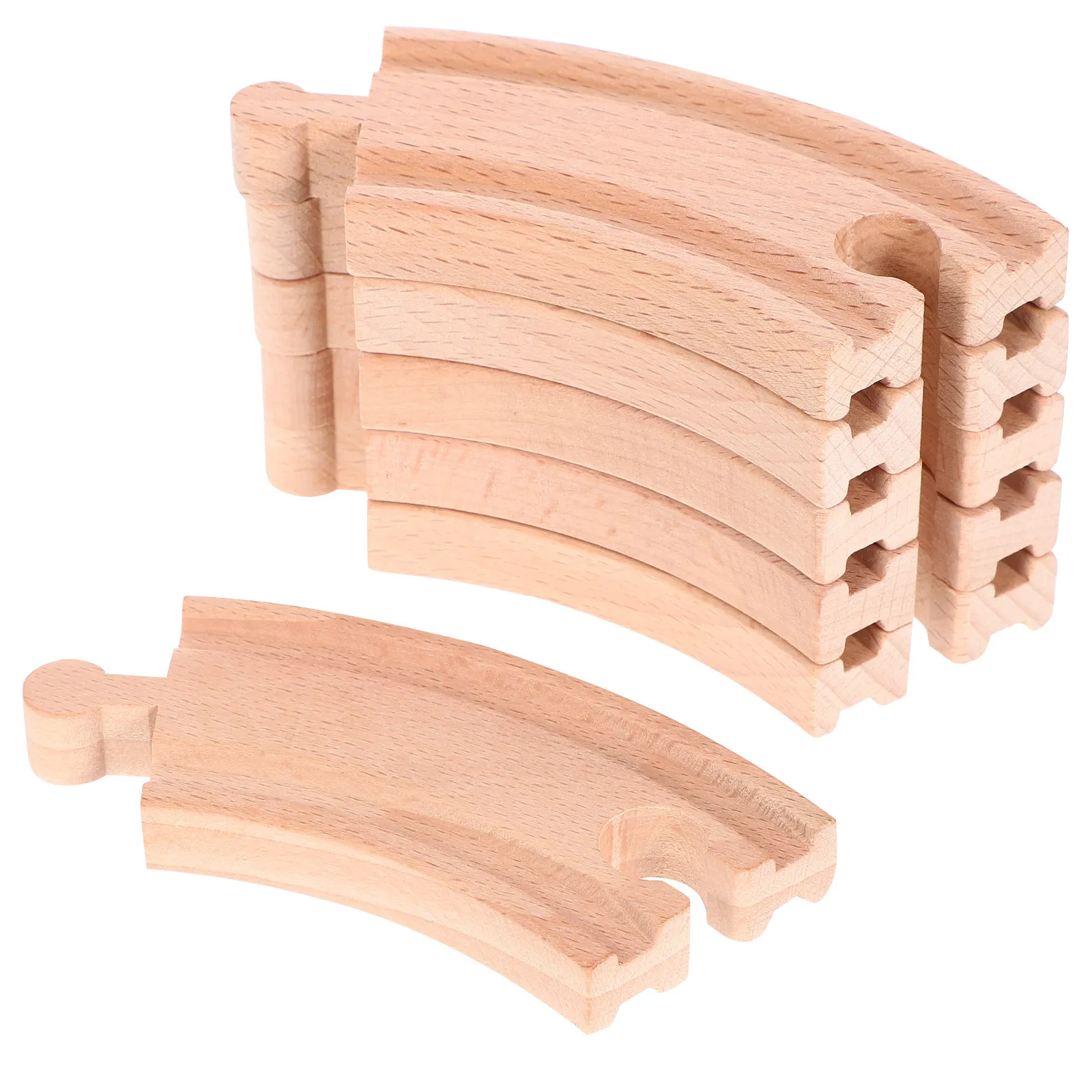 6Pcs Wooden Train Track Small Curve Accessories Educational Kids Track Expansion Set Creative DIY Railway Play Scene Supplies
6Pcs Wooden Train Track Small Curve Accessories Educational Kids Track Expansion Set Creative DIY Railway Play Scene Supplies