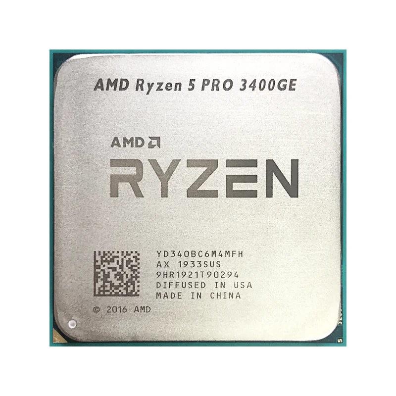 AMD Ryzen 5 PRO 3400GE R5 PRO 3400GE 3,3 ГГц Б/у четырехъядерный восьмипоточный процессор мощностью 35 Вт YD340BC6M4MFH Разъем AM4
AMD Ryzen 5 PRO 3400GE R5 PRO 3400GE 3,3 ГГц Б/у четырехъядерный восьмипоточный процессор мощностью 35 Вт YD340BC6M4MFH Разъем AM4