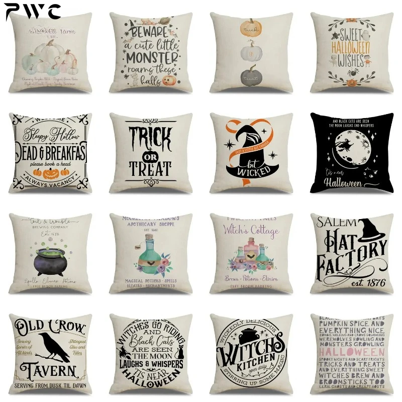 45x45cm Halloween Pillowcase Single Linen Pillowcase Waist Pillowcase for Living Room Sofa Car Home Decor
45x45cm Halloween Pillowcase Single Linen Pillowcase Waist Pillowcase for Living Room Sofa Car Home Decor