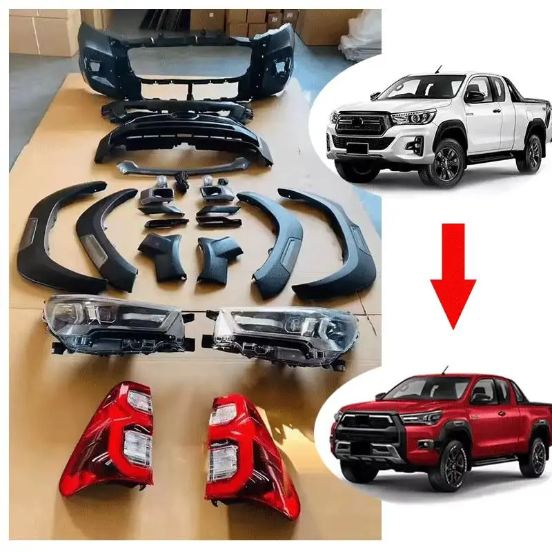 TSY Hot Sale Auto Parts Modification 2015-2019 Hilux Revo Car Upgrade Body Kit
TSY Hot Sale Auto Parts Modification 2015-2019 Hilux Revo Car Upgrade Body Kit